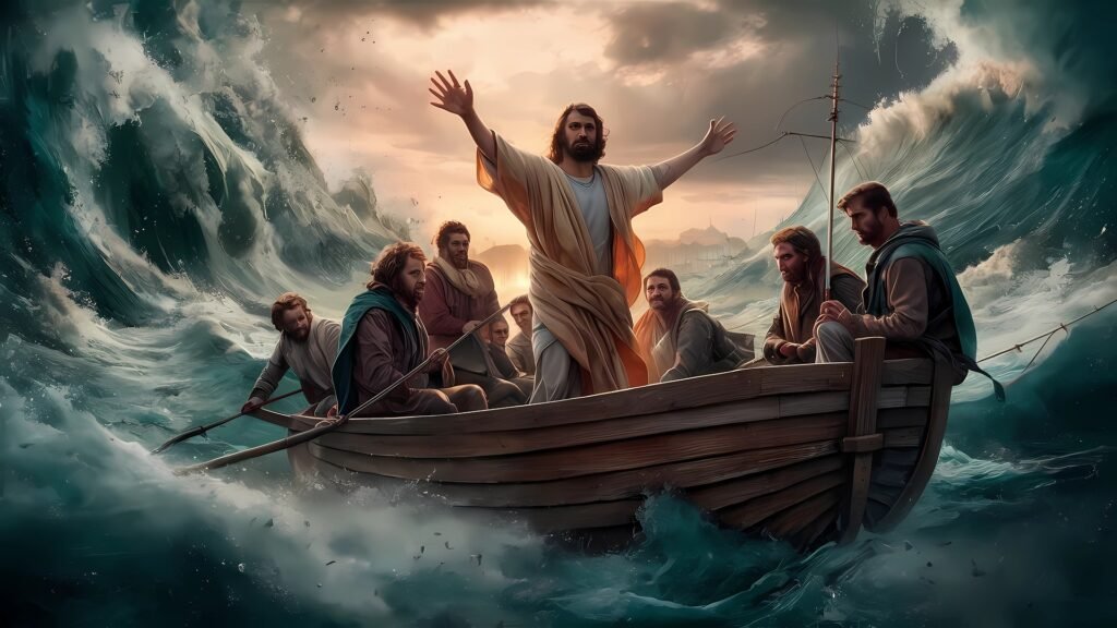 Prédica Cristiana Jesús calma la tempestad