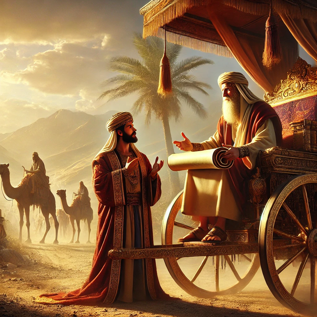 Bosquejo Felipe y el etiope