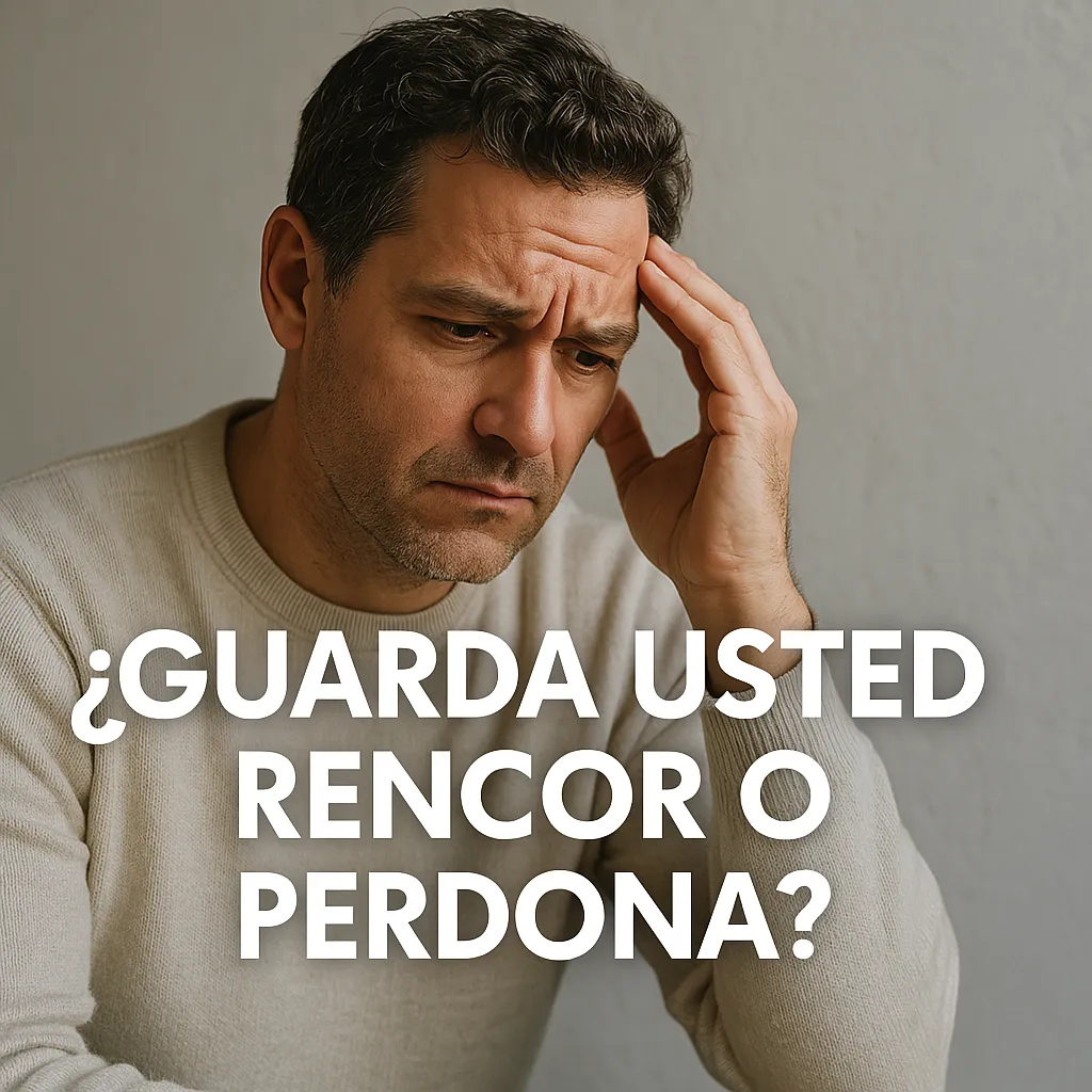 Bosquejo guarda usted rencor o perdona