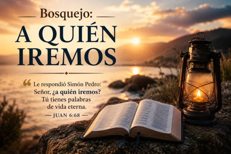 bosquejo a quién iremos