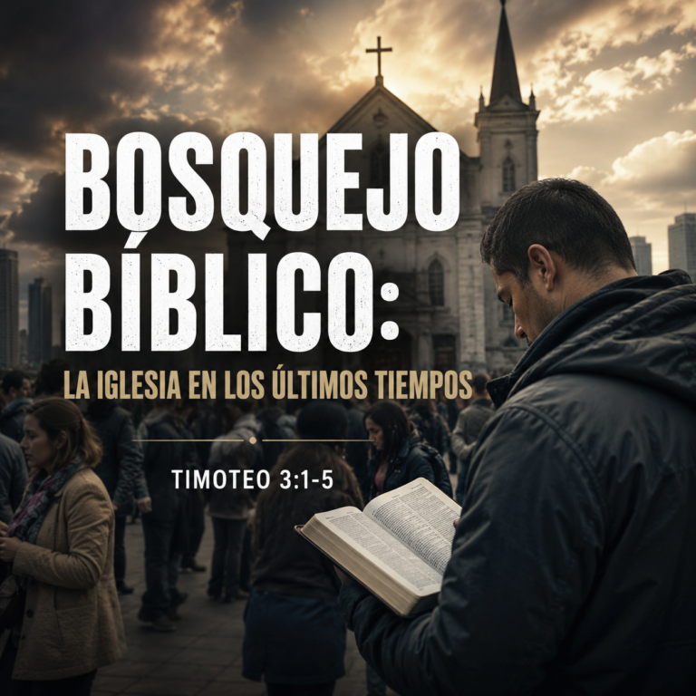 bosquejo la iglesia en los últimos tiempos