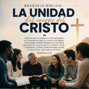 Bosquejo la unidad del cuerpo de Cristo